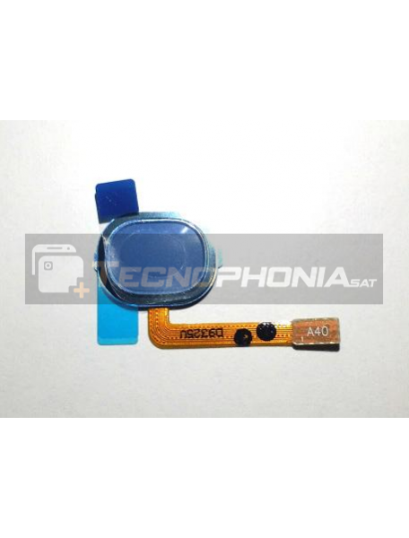 Cable flex de lector de huella Samsung Galaxy A40 A405F azul