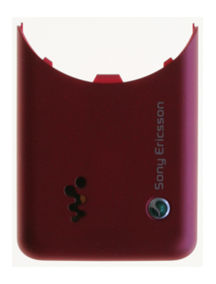 Tapa de batería Sony Ericsson W660i roja