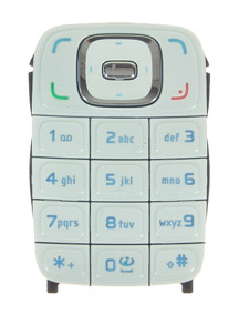 Teclado Nokia 6131 blanco