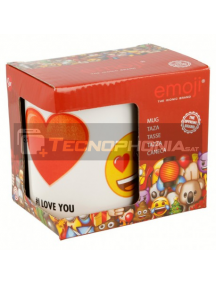 Taza cerámica 325ML Emoji - I love you 8412497947447