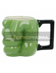 Taza cerámica 3D 450ML Hulk puño 8412497909896