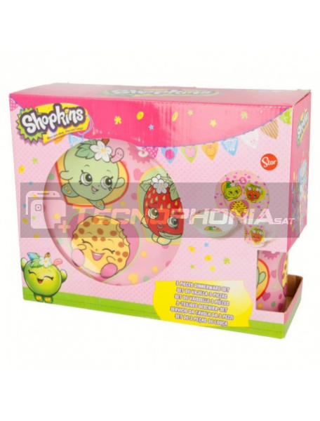 Set cerámico de merienda en caja regalo Shopkins 8412497412655