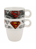 Set cerámico de dos tazas en caja regalo Superman 8412497014996