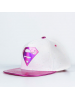 Gorra Superman DC Comics premium blanca - rosa