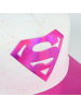 Gorra Superman DC Comics premium blanca - rosa