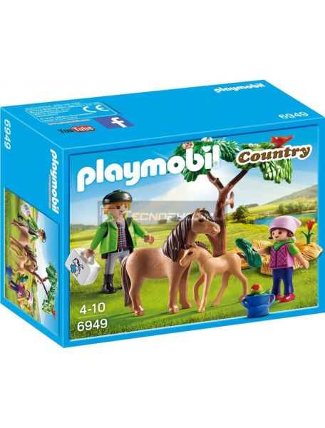 Playmobil - 6949 Veterinario con ponis