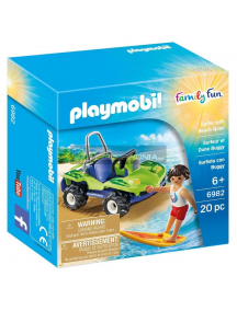 Playmobil - 6982 Surfista con buggy