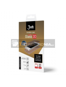 Lámina de cristal templado flexible 3D 3MK Huawei Honor View 20 - V20