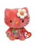 Peluche TY Beanie Babies Hello Kitty rosa 15cm