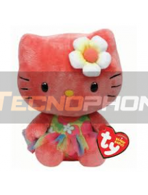 Peluche TY Beanie Babies Hello Kitty rosa 15cm