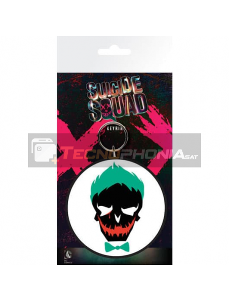 Llavero de goma Escuadrón Suicida Joker Skull