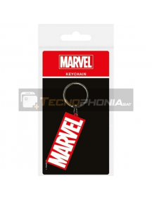Llavero de goma Marvel logo