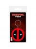 Llavero de goma Deadpool logo