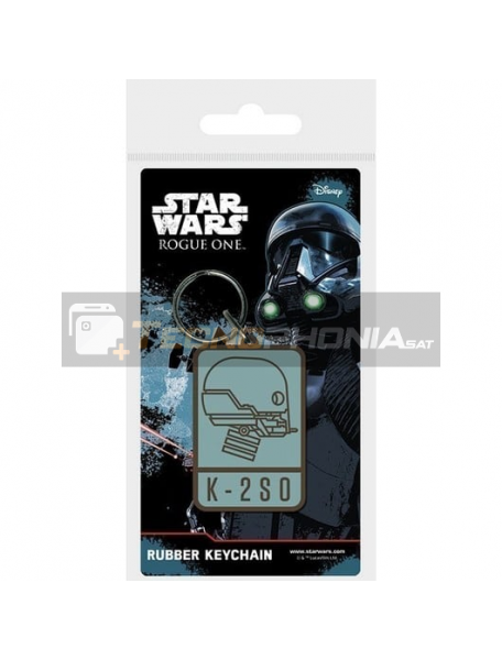 Llavero de goma Star Wars Rougue One K-2S0