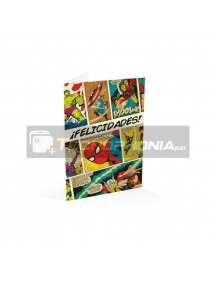 Tarjeta de felicitación Marvel Comics - ¡Felicidades!