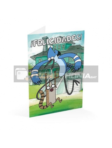 Tarjeta de felicitación Regular Show (Historias corrientes)