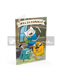 Tarjeta de felicitación Adventure Time - Hora de aventuras