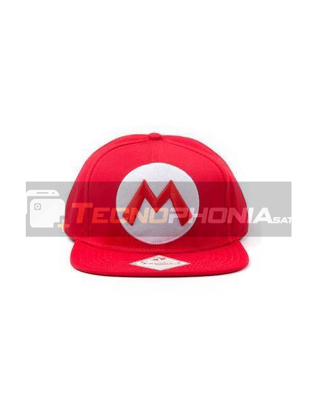 Gorra Nintendo - logo Mario roja