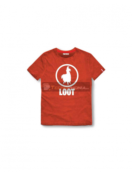 Camiseta Fortnite - Loot Talla L roja