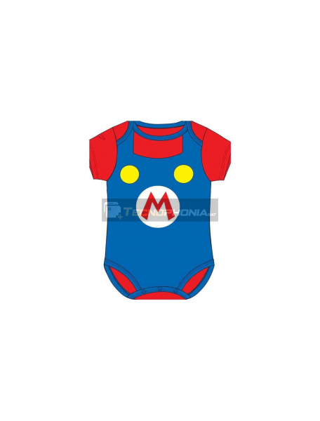 Body bebé Super Mario Bros - Logo 23 meses