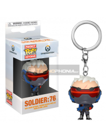 Llavero Pocket POP! Overwatch Soldier 76