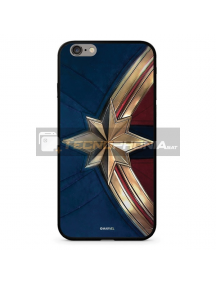 Funda TPU cristal Marvel 022 Capitana Marvel iPhone 7 - 8