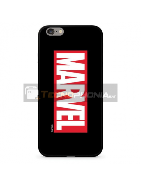 Funda TPU cristal Marvel 005 logo iPhone X - XS