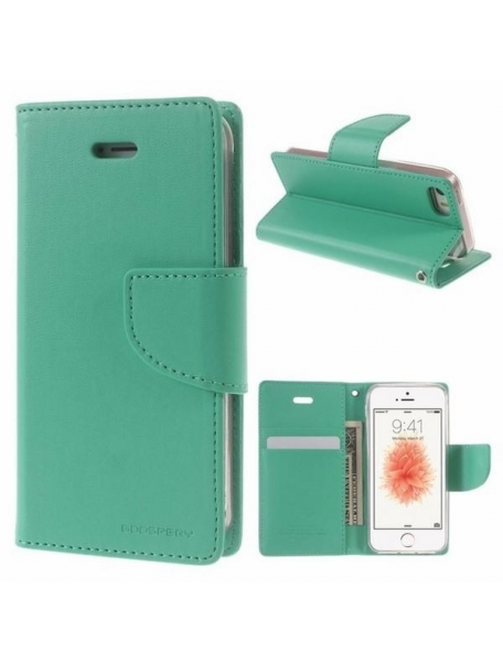 Funda libro TPU Goospery Bravo Diary Samsung Galaxy A6 A600 menta