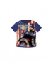 Camiseta niño Capitán América azul Talla 10