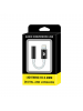 Adaptador de audio lightning iPhone 6 - 7 a mini jack 3.5 mm metálico negro