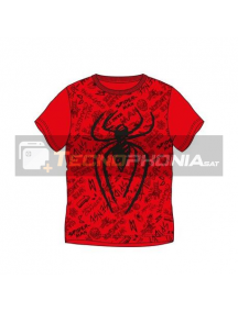 Camiseta niño manga corta Spiderman - araña Talla 12