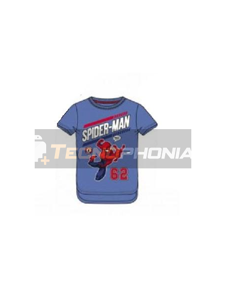 Camiseta niño manga corta Spiderman - 62 8 años 128cm