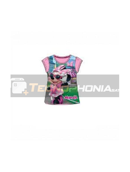 Camiseta niña manga corta Minnie - Gafas Talla 8