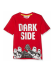 Camiseta niño manga corta Lego Star Wars - Dark side roja 10 años