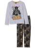 Pijama manga larga niño Star Wars - Drath Vader gris estampado 6 años 116cm
