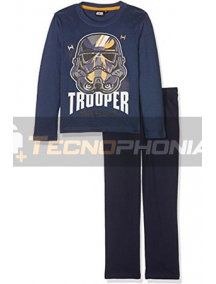 Pijama manga larga niño Star Wars - Trooper 6 años 116cm
