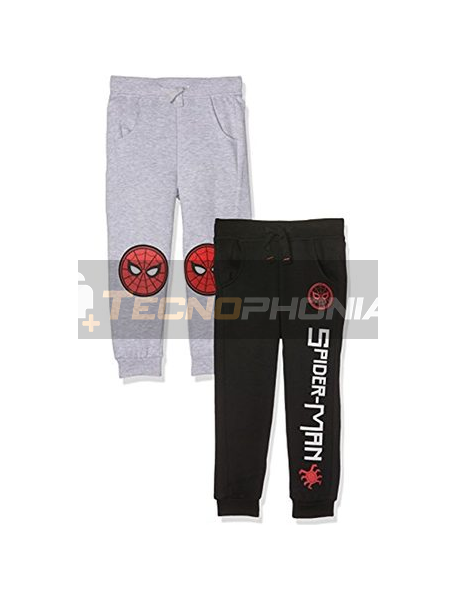 Pantalon chandal niño Spiderman GRIS 6 años 116cm