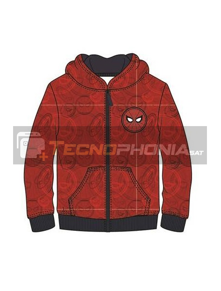 Sudadera Spiderman roja estampada 4 años