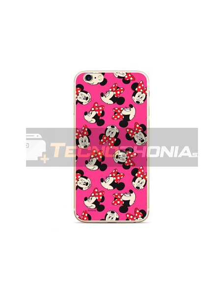 Funda TPU Disney Minnie 019 Samsung Galaxy J6 2018 J600 rosa