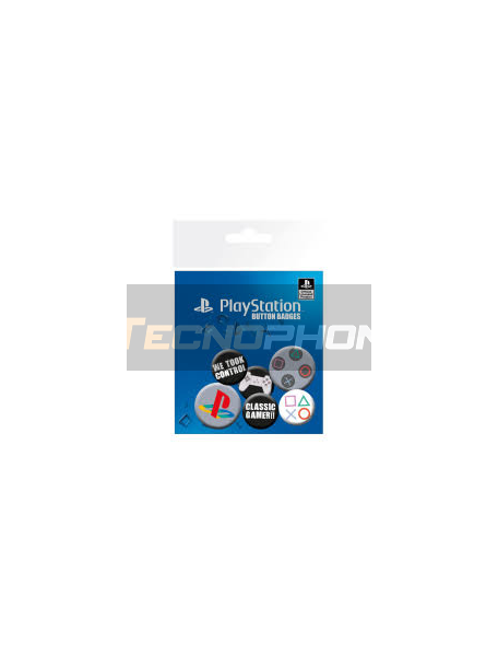 Pack de 6 chapas PlayStation