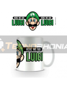 Taza cerámica Super Mario - Luigi Here we go!