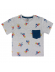 Camiseta Mickey Disney premium gris - azul 4 años