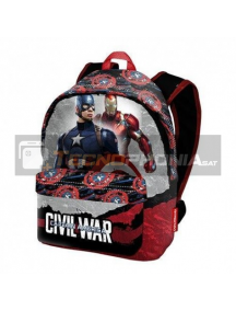 Mochila Capitán América Civil War 35x41x13,5cm