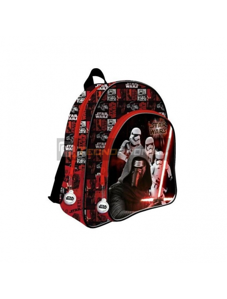 Mochila Star Wars Disney Kylo Ren 2 cremalleras 41x33x12cm