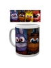 Taza cerámica 300ml Five Nights at Freddys - Faces