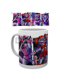 Taza cerámica 300ml Five Nights at Freddys - Sister Location characters