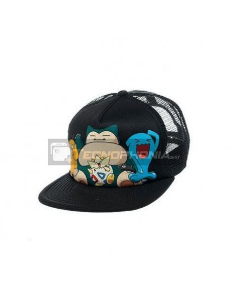 Gorra Personajes Pokemon negra