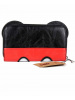 Cartera Mickey Mouse con monedero negro - rojo