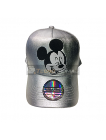 Gorra Diseño Mickey Plateada