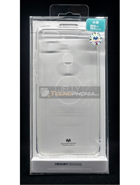 Funda TPU Goospery Xiaomi Mi 8 lite transparente